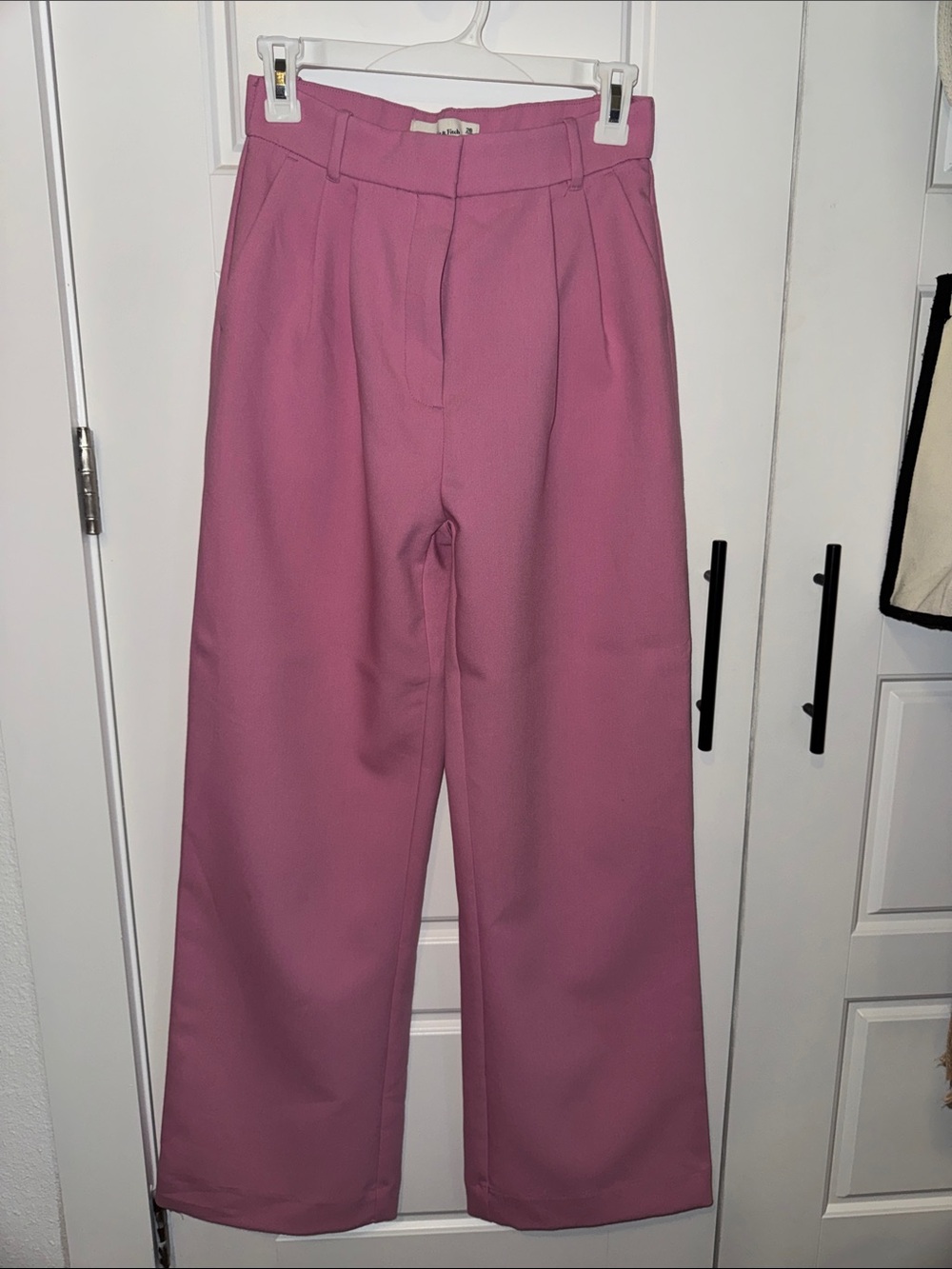 Abercrombie Sloan Tailored Wide Leg Pant Pink - Size 26